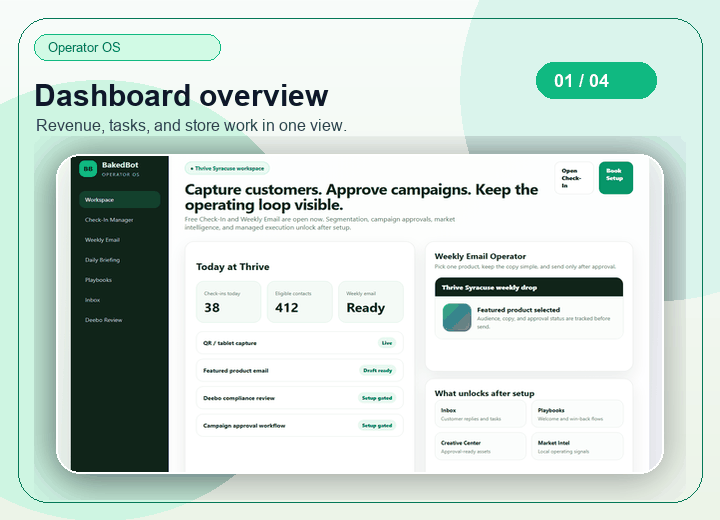 BakedBot operator workspace preview
